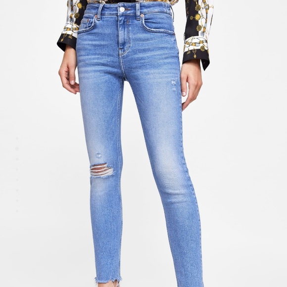 zara 80's jeans